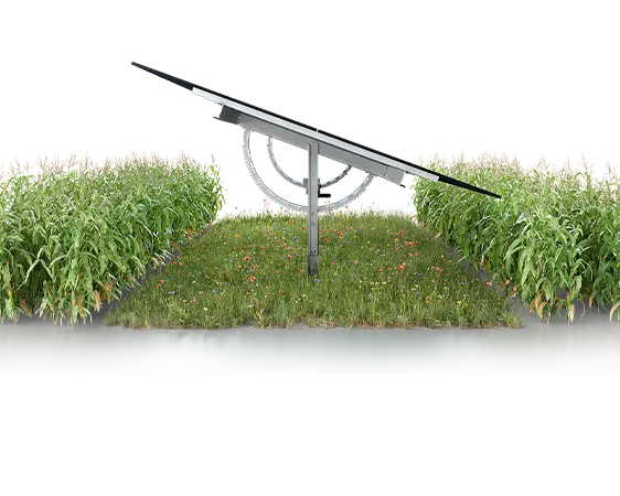 Estructura Schletter agrovoltaica
